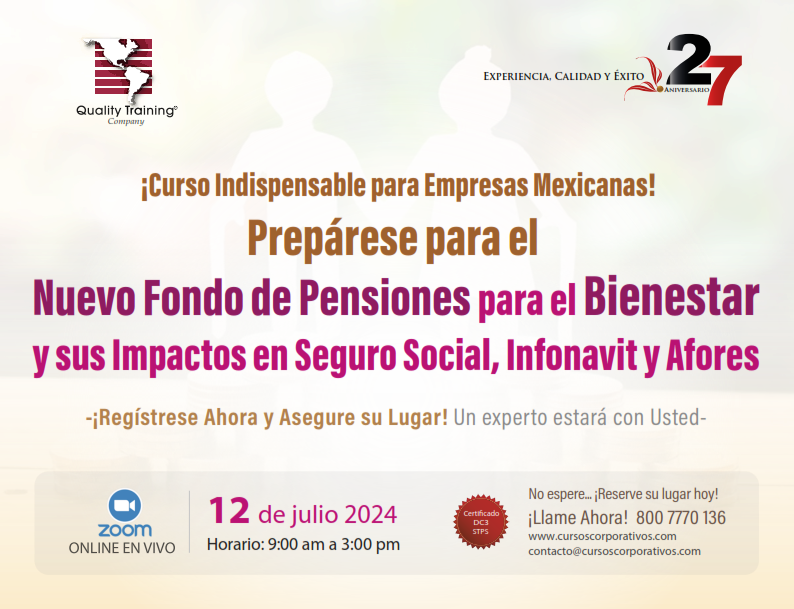 Nuevo Fondo de Pensiones para el Bienestar - Quality Training